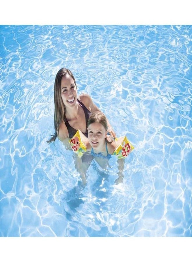 AASA Inflatable Swimming Arm Band Floats for Kids for 3-5 Years (Multicolor, 1Pair) - Image 1